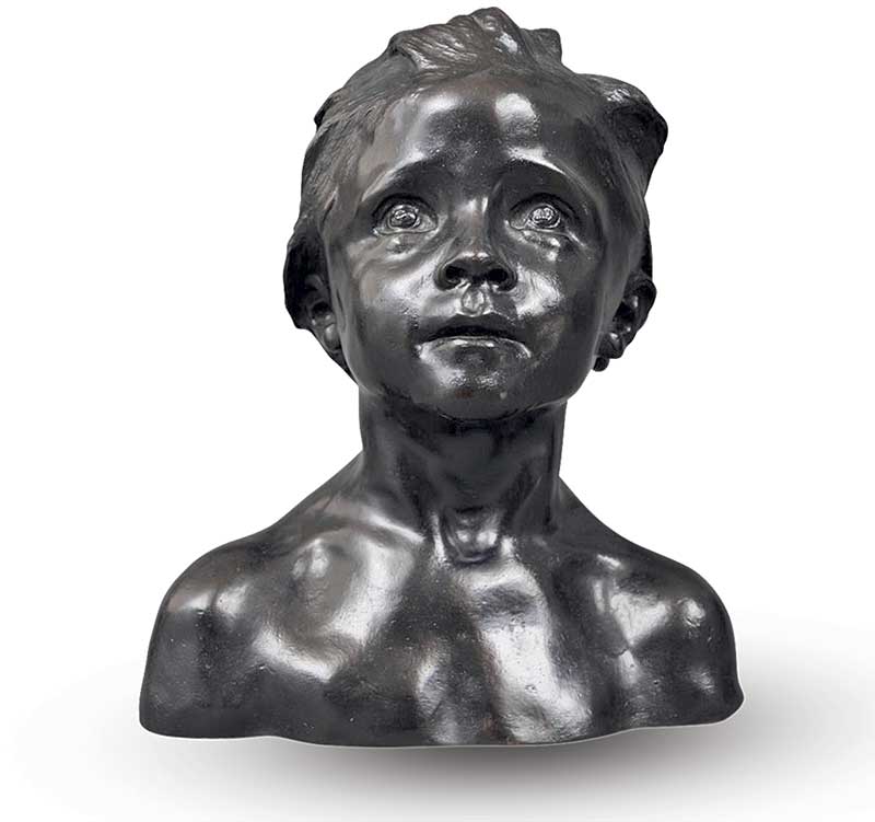 La Petite Chatelaine bronze posthume tire apres le marbre de 1892-1893 Musée