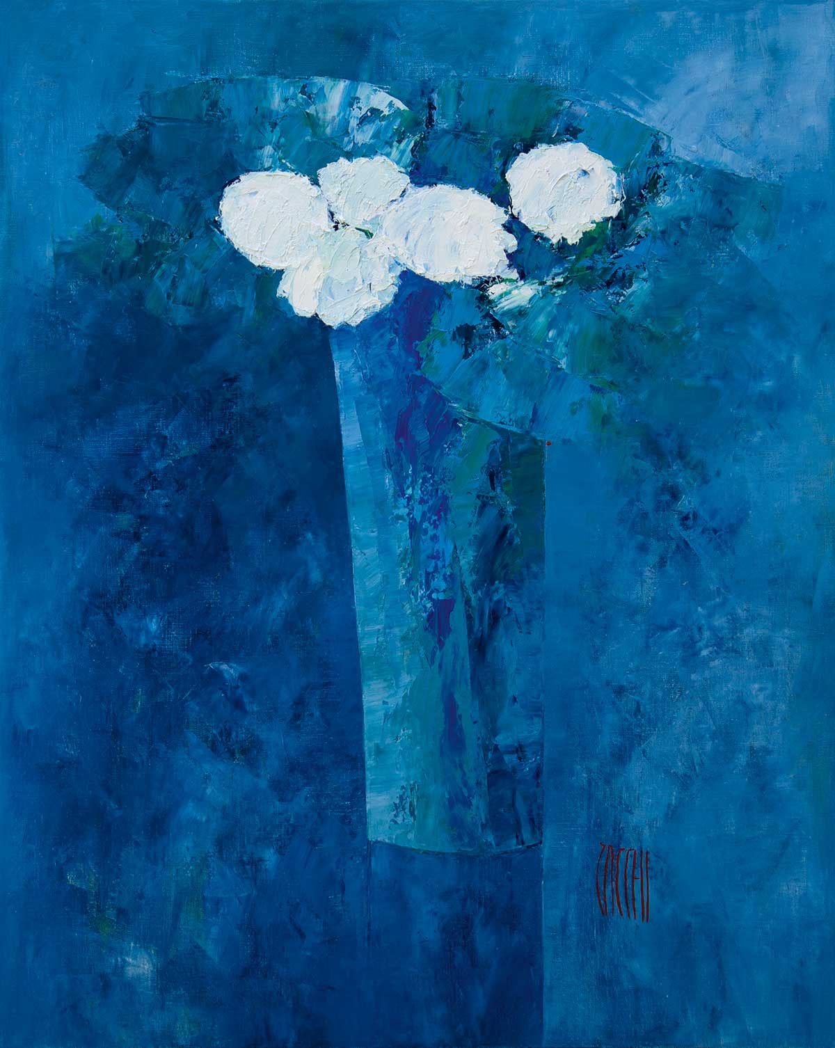 Bleu océan 73x92cm