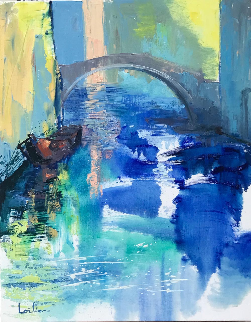 Eaux dormantes, 92 x 73 cm