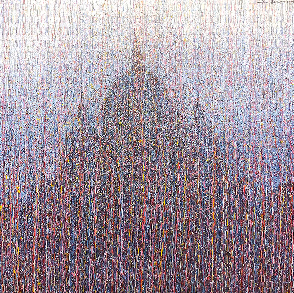 We’re all alone, 150 x 150 cm