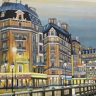 Jean-Michel Yon – La ville émerge de la toile