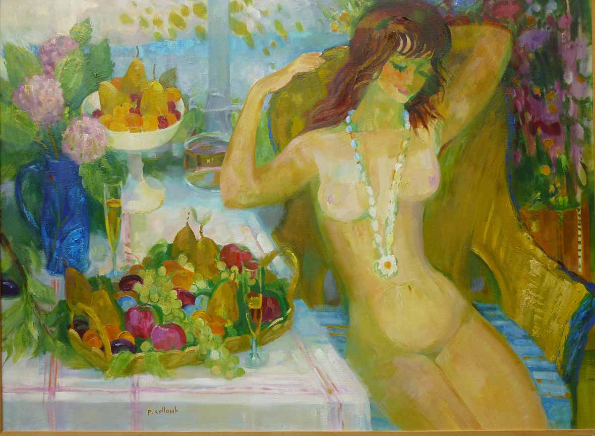 Le nu à table, 130 x 97cm